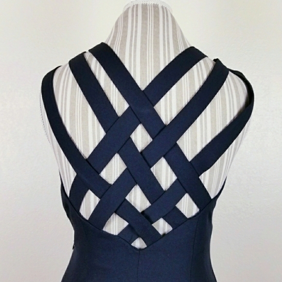 Liz Claiborne Vintage Elegant Black Evening Gown - Picture 3 of 6